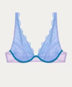 Top 10 🛒 Dora Larsen 👩 women Jessica High Apex Underwire Bra In Cornflower Blue/Lilac/Ocean Green 😉