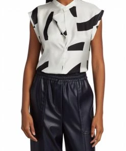Best deal π 3.1 Phillip Lim π© women Abstract Tile Short Sleeve Blouse in White-Black Multi β€οΈ 9 Best deal π 3.1 Phillip Lim π© women Abstract Tile Short Sleeve Blouse in White-Black Multi β€οΈ -Melissa Odabash Sales Store 1c7e37829f094a2d9e2144120ef94be4 1080x