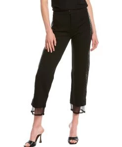 Top 10 👏 women Krisa Contrast Cuff Trouser 👍