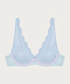 Cheap 🤩 Dora Larsen 👩 women Lauren High Apex Underwire Bra In Baby Blue/Mint/Orchid 🤩