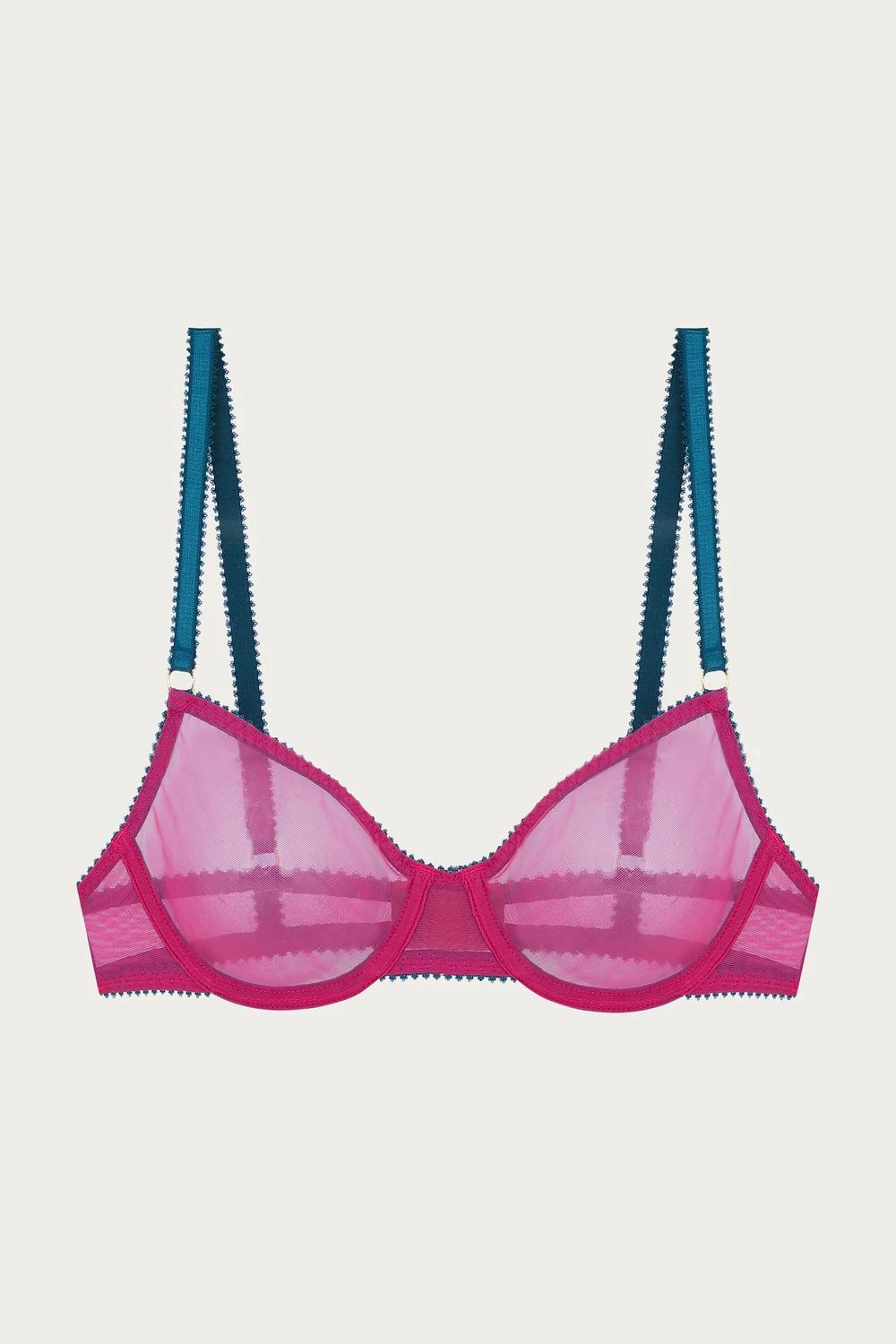 Cheap βοΈ Dora Larsen π© women Eilish Clean Tulle Underwire Bra In Cranberry/Teal/Dusky Green π€© 3 Cheap βοΈ Dora Larsen π© women Eilish Clean Tulle Underwire Bra In Cranberry/Teal/Dusky Green π€©