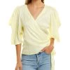 Cheapest 🎉 women KRISA PUFF SLEEVE WRAP TOP 🎁 -Melissa Odabash Sales Store 51aba4b27173406393737cd5908d6466 1080x