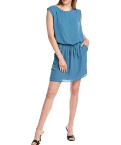 Deals 🔥 women Krisa Boat Neck Mini 👗 Dress 👍