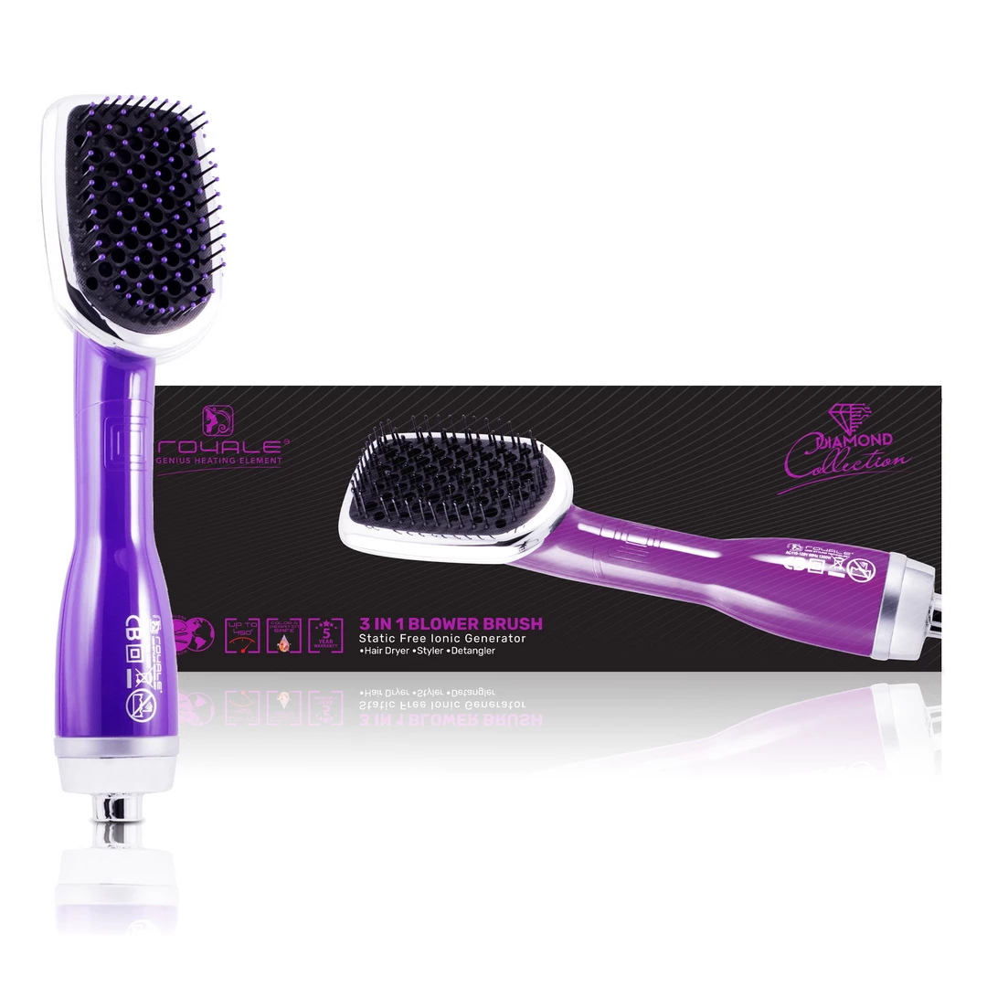 Wholesale β€οΈ Royale USA 3 in 1 Drying Brush, Styler, & Detangler π 5 Wholesale β€οΈ Royale USA 3 in 1 Drying Brush, Styler, & Detangler π - Image 3