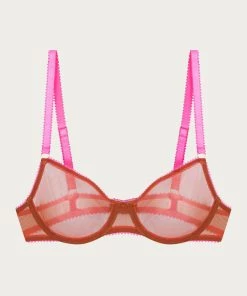 Cheap 😍 Dora Larsen 👩 women Alexa Underwire Bra In Tawny/Barbie Pink/Violet 😀