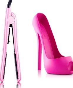 Flash Sale 𧨠Royale USA The Perfect Fit Soft Touch Ceramic Straightener/Holder π