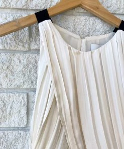 Promo 🌟 3.1 Phillip Lim 👩 women Irregular Pleated Sleeveless 👗 Dress in Unbleached 🤩 -Melissa Odabash Sales Store 8dc9f874634940318020d8d85d169ec9 1080x