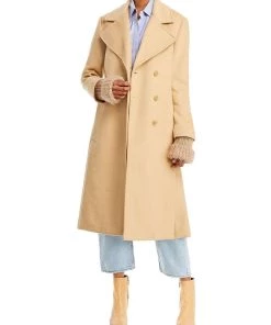 New ⌛ 3.1 Phillip Lim 👩 Womens Wool Blend Cold Weather Long 🧥 Coat 🧨