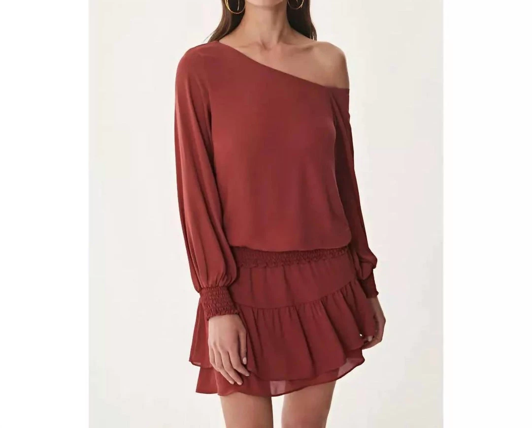 Outlet β€οΈ Krisa π© women One Shoulder Blouse in Mojave π 3 Outlet β€οΈ Krisa π© women One Shoulder Blouse in Mojave π