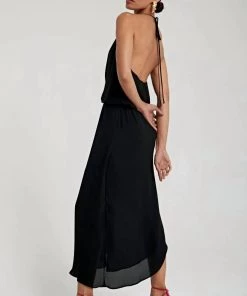 Best Pirce 🔥 Krisa 👩 women High Low Draped Halter 👗 Dress in Black 😉 -Melissa Odabash Sales Store d9d37027ac1047ce9743b92102bb019a b3255b2b 1437 4578 ac88 d38c87b1ef83 1080x