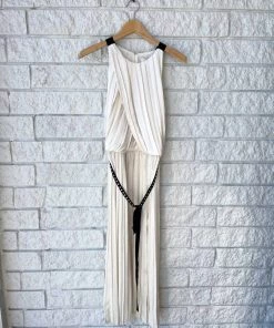 Melissa Odabash Sales Store 14 Promo 🌟 3.1 Phillip Lim 👩 women Irregular Pleated Sleeveless 👗 Dress in Unbleached 🤩