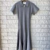 New 🌟 3.1 Phillip Lim 👩 women Short Sleeve Tech Milano Collared Flare 👗 Dress in Medium Heather Grey 🔥 -Melissa Odabash Sales Store ef13b748f56f47ba987e6373c2942098 1080x