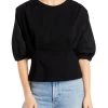 Hot Sale ✔️ 3.1 Phillip Lim 👩 Womens Gathered Puff Sleeve T-Shirt 🌟