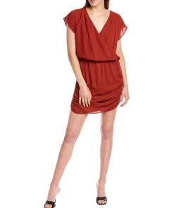 Brand new 🎁 women Krisa Drape 👗 Skirt Surplice Mini 👗 Dress 🧨